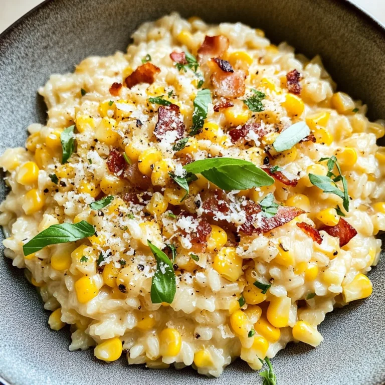 Sweet Corn Risotto