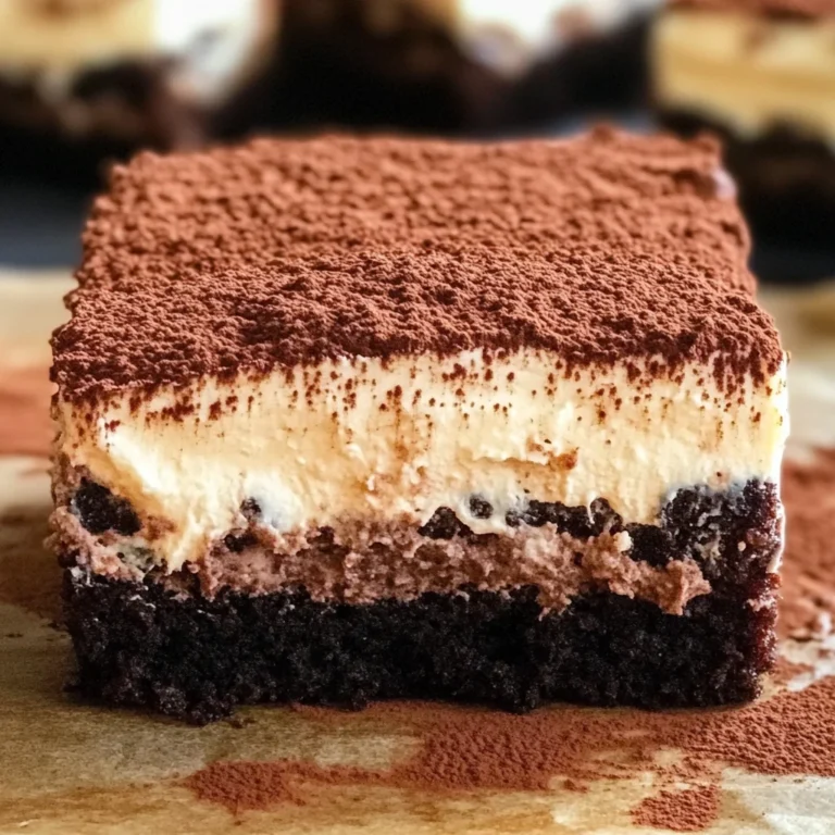 Tiramisu Brownies
