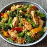 Chicken Veggie Rice Stir-Fry