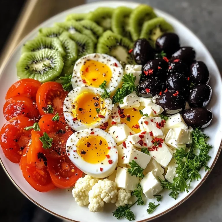 Rainbow Breakfast Plate